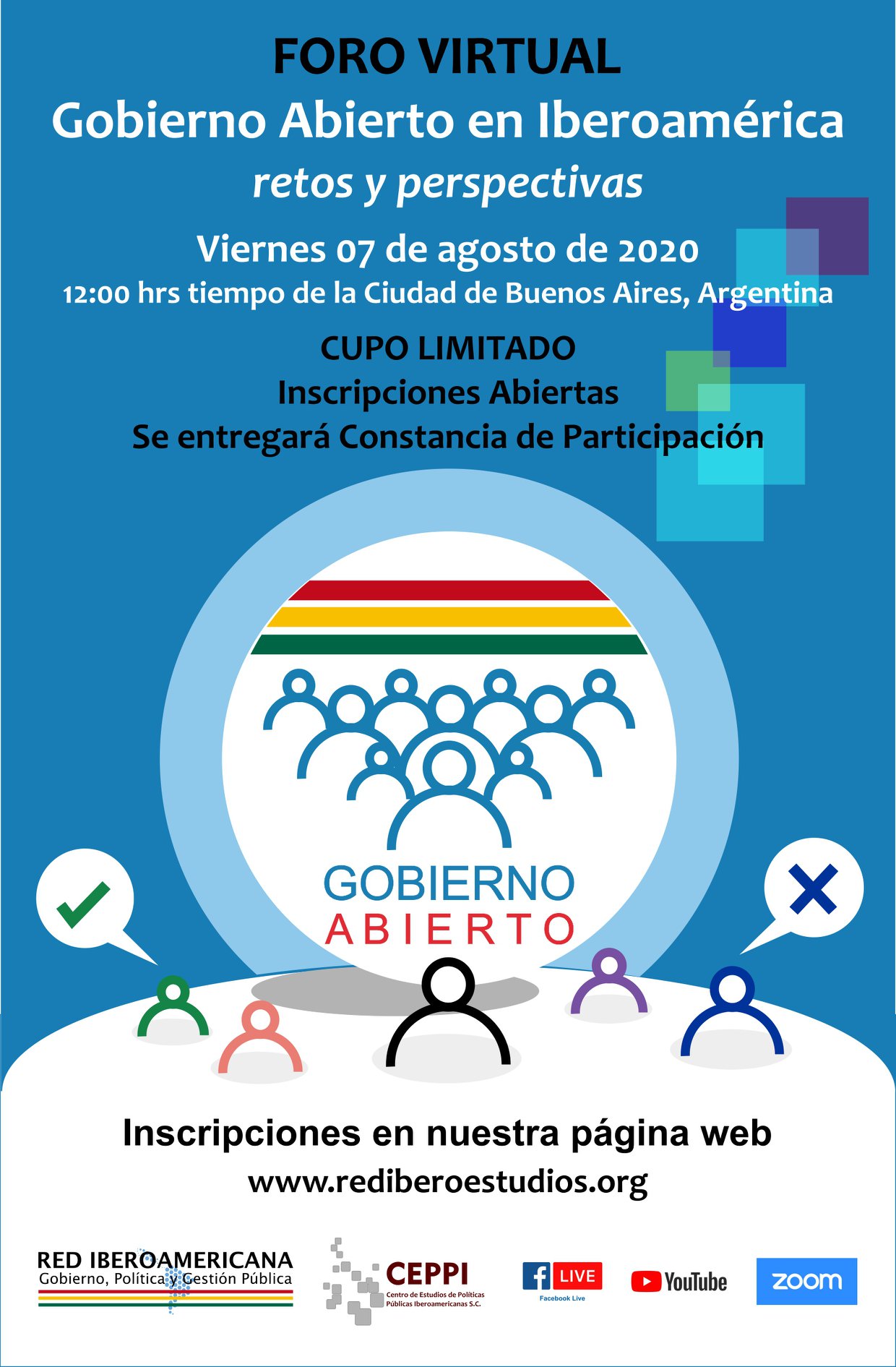Foro virtual: Gobierno abierto en Iberoamérica